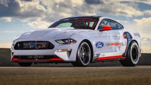 All-Electric Mustang Cobra Jet 1400 prototype exceeds testing target, makes public debut at NHRA U.S. nationals