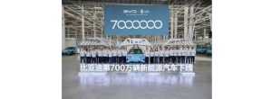 BYD rolls out 7 millionth EV, Denza N7