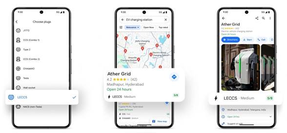 Ather partners with Google to show 2W fast charging stations on Google Maps