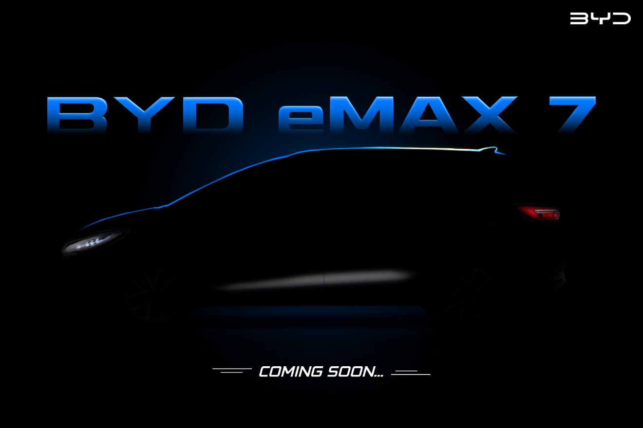 BYD India to Launch successor of India's First Electric MPV e6; labels it BYD eMAX 7