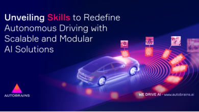 Autobrains Unveils Skills Product Line Each Skill, End-to-End AI, is optimized for a specific driving scenario.