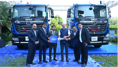 Tata Motors hands over its state-of-the art Tata Prima 5530.S LNG trucks to Clean Green Fuel and Logistics Pvt. Ltd