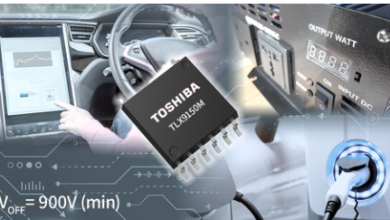 Toshiba: TLX9150M, an automotive photorelay with output withstand voltage of 900V, housed in a small package (Graphic: Business Wire)