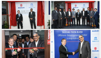 Suzuki and Tata Elxsi Launch ‘SUZUKI-TATA ELXSI Offshore Development Center. Image source: Tata ELXSI