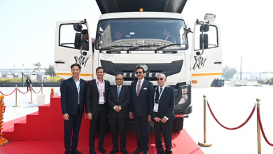 Novus Hi-Tech Launches Game-Changing DGMS-Compliant Safety Solutions on Eicher’s Industry-Leading Mining Trucks at Bharat Mobility Global Expo 2025. Image source: Press Release- Novus Hi-Tech