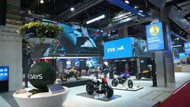 TVS Motor Company Showcases Transformational Concepts in Future Mobility at the Bharat Mobility Global Expo 2025. Image source: TVS Motor Pavilion at Bharat Mobility 2025