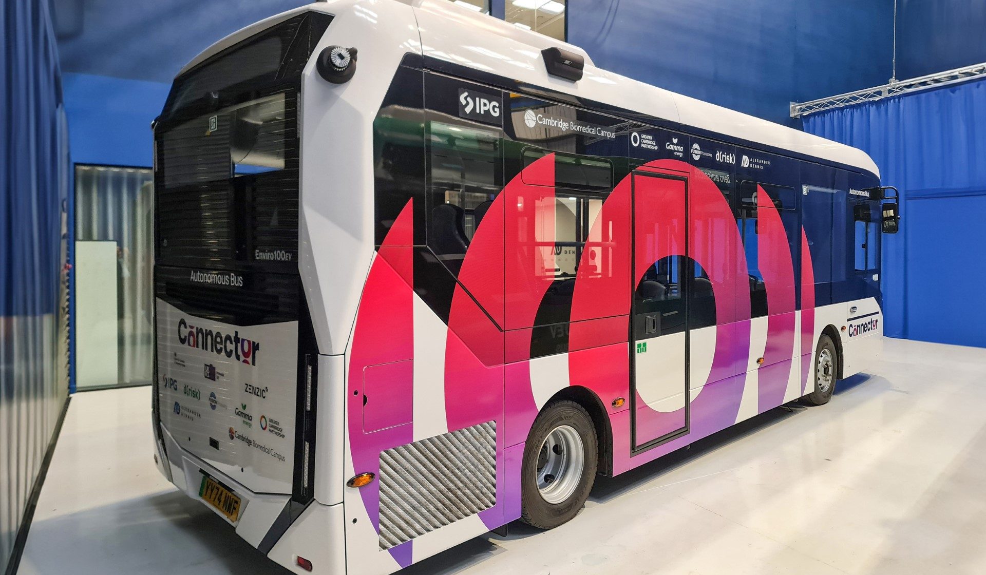 Fusion Processing Reveal Autonomous full-Sized Electric Bus