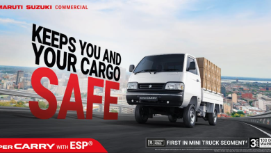 Maruti Suzuki Super Carry becomes first model in its segment* to introduce Electronic Stability Program (ESP®). Image source: Press Release: Maruti Suzuki