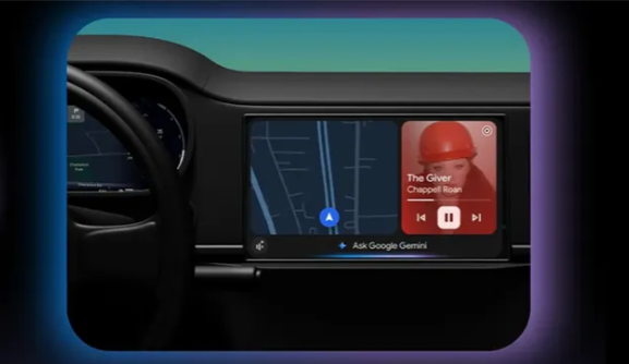 A significant Gemini update for Android Auto is on the horizon, along with a somewhat perplexing modification to the media controls. Image source: Google