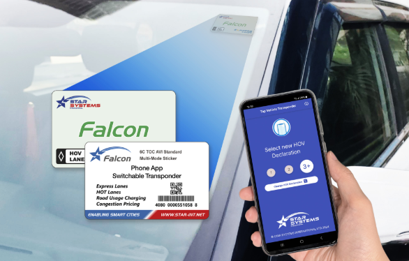 STAR Systems International Introduces the Falcon Dual Frequency Transponder for Tolling. Image source: Star Systems