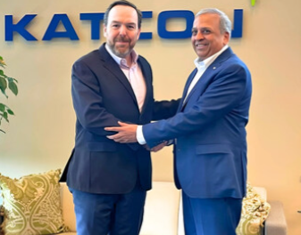 Mr. Carlos Turner, CEO of Katcon, and Mr. Arvind Goel, Vice Chairman of Tata AutoComp Systems.