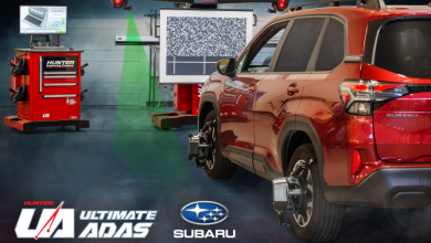 Hunter Engineering announces Subaru approval for Ultimate ADAS® alignment and calibration system. Image source: Hunter Engineering