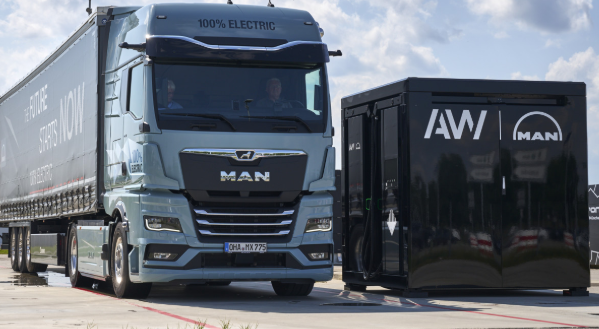 Exclusive Smart Charging Cube Deal for MAN Customers. Image source: MAN