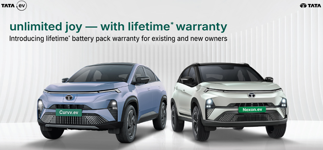 Tata Motors Revolutionizes EV Ownership with Lifetime High-Voltage Battery Warranty for Curvv.ev and Nexon.ev 45 kWh. Image Source: Tata,ev