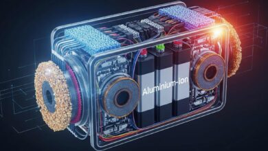 Representative image of Aluminium-ion battery, generated using Gemini