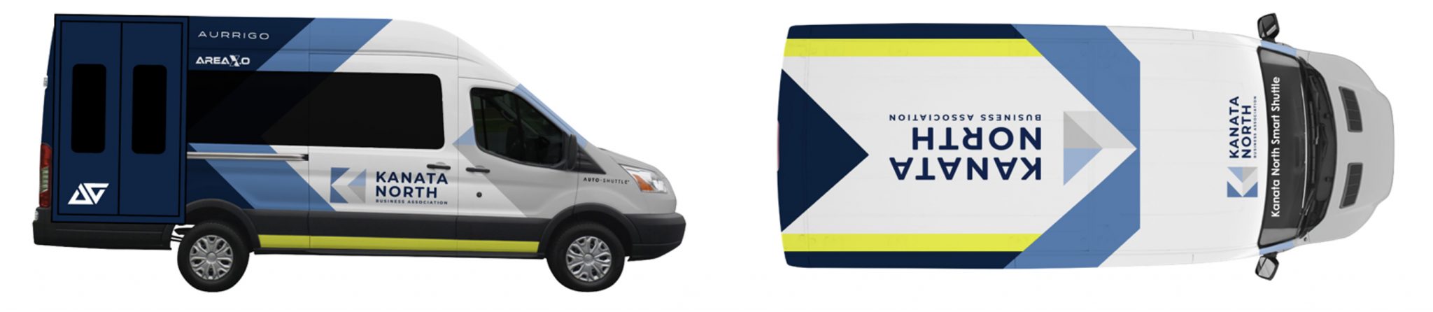 Sneak Peek of Auto-Shuttle for KNBA_Vehicle Mock Up (no sensors). Image Source: Aurrigo press release