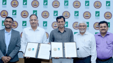 Indus Towers and IIT Madras announce partnership to pioneer research in advanced materials for Sustainable GlassFibre Reinforced Polymer Structure. Image source: Indus Tower