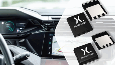 Nexperia introduces first 40-100 V automotive MLPAK MOSFETs for body control, infotainment and lighting applications. Image source: Nexperia