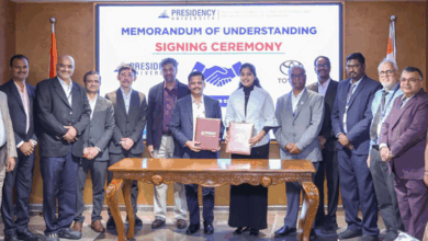 Toyota Kirloskar Motor Signs MoU with Presidency University, Bengaluru to Launch M. Tech Program in Automotive Information Technology. Image source: Toyota
