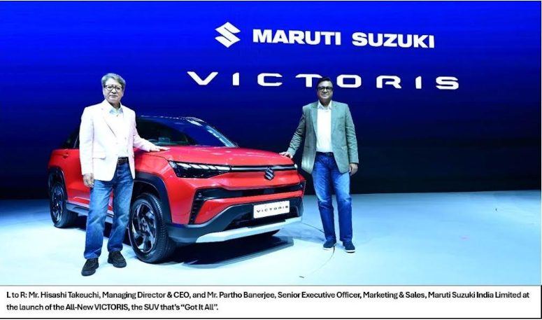 Maruti Suzuki launches the All-New VICTORIS, the SUV that’s “Got It All”. Image source: Maruti Suzuki