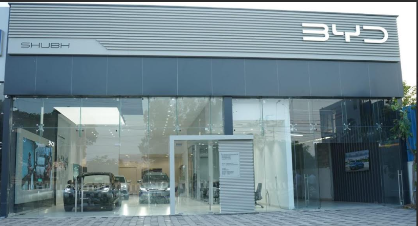 BYD India Opens 45th Dealership in Bhopal, Crosses 10,000 EV Deliveries Nationwide. Image source: BYD