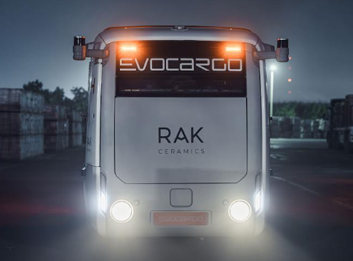 UAE Launches First Commercial Fleet of Self-Driving Electric Cargo Trucks. Image source: Evocargo
