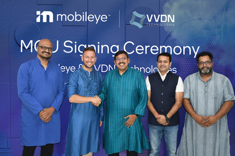 Mobileye and VVDN Partner to Localise Next-Gen ADAS Technology in India. Image source: Mobileye and VVDN