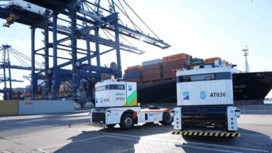 Autonomous Truck Fleet Expands at UK’s Port of Felixstowe. Image source: Westwell