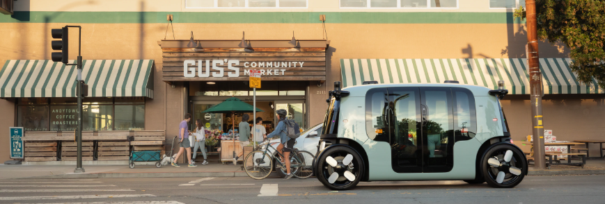 Zoox Launches Free Robotaxi Rides in San Francisco as It Steps into Public Service. Image source: ZOOX