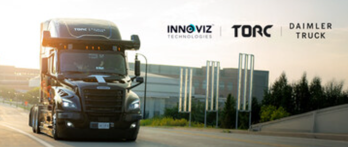 Daimler Truck Taps Innoviz to Power Next-Gen Autonomous Big Rigs Image source: Daimler Truck and Torc Robotics