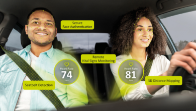 trinamiX introduces automotive-grade wide-Field-of-View dot projector enabling convenient Health and Safety Features at CES 2026. Image source: trinamiX