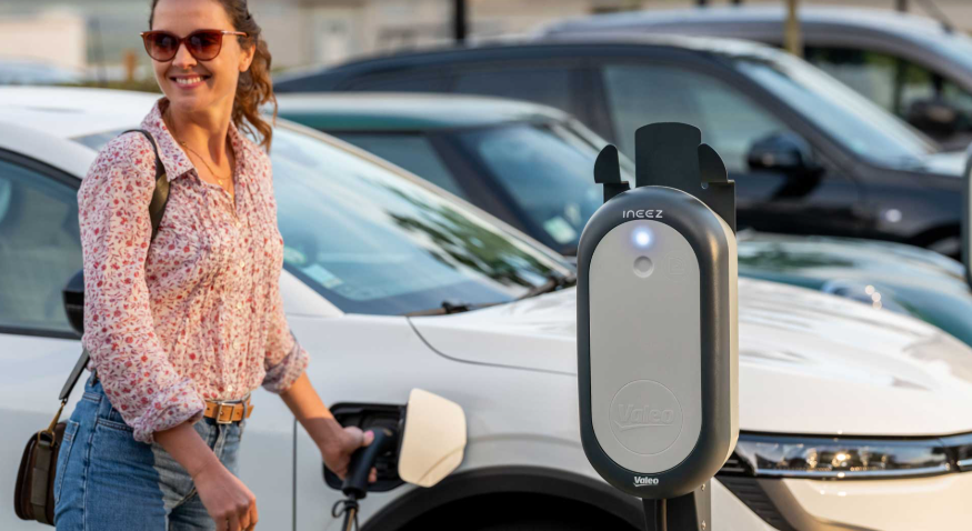 Valeo and ZEborne Introduce Autocharge to Simplify EV Charging in Workplaces and Apartment Buildings. Image source: Valeo